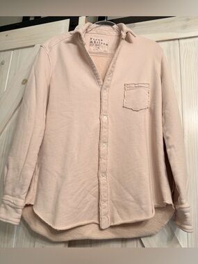 Frank and Eileen M like new Eileen triple Terry pocket vintage rose button up